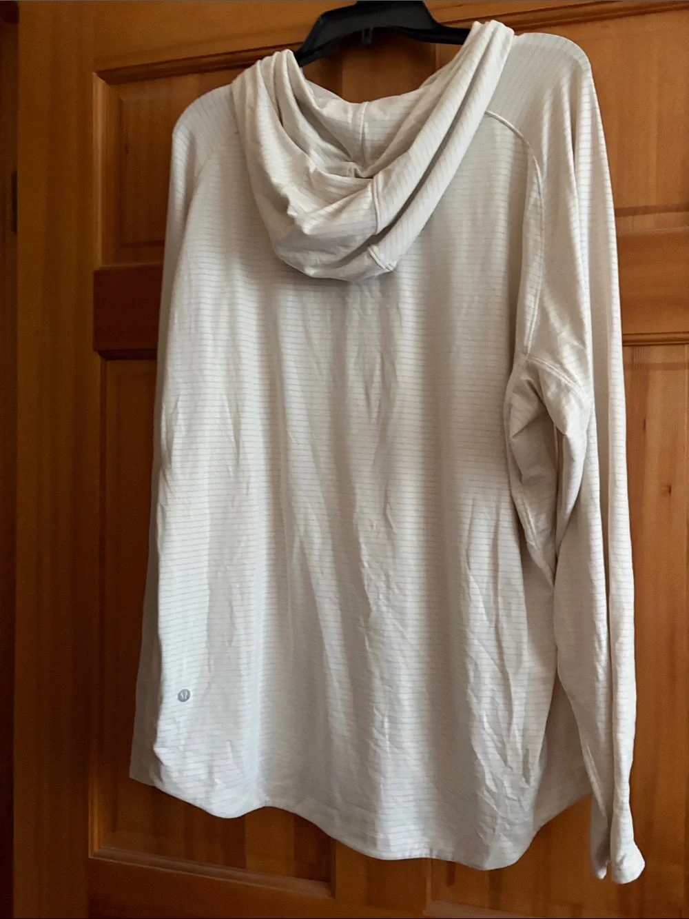 lululemon athletica Men’s Cream Crewneck Hooded Sweater